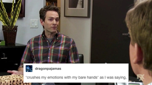 honeyreynolds:↳ dennis reynolds + text posts (3/?)