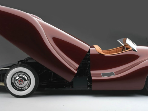 Buick Streamliner, 1948. Designed and manufactured in the 1940s by the mechanical engineer Norman E.
