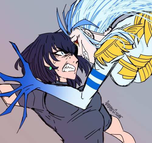 Various Shit Doodles Over The Last Few Months That Isnt Promare But That Other Funky Trigger Show