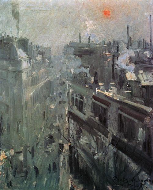 konstantin-korovin:Paris.Morning, 1906, Konstantin Korovin