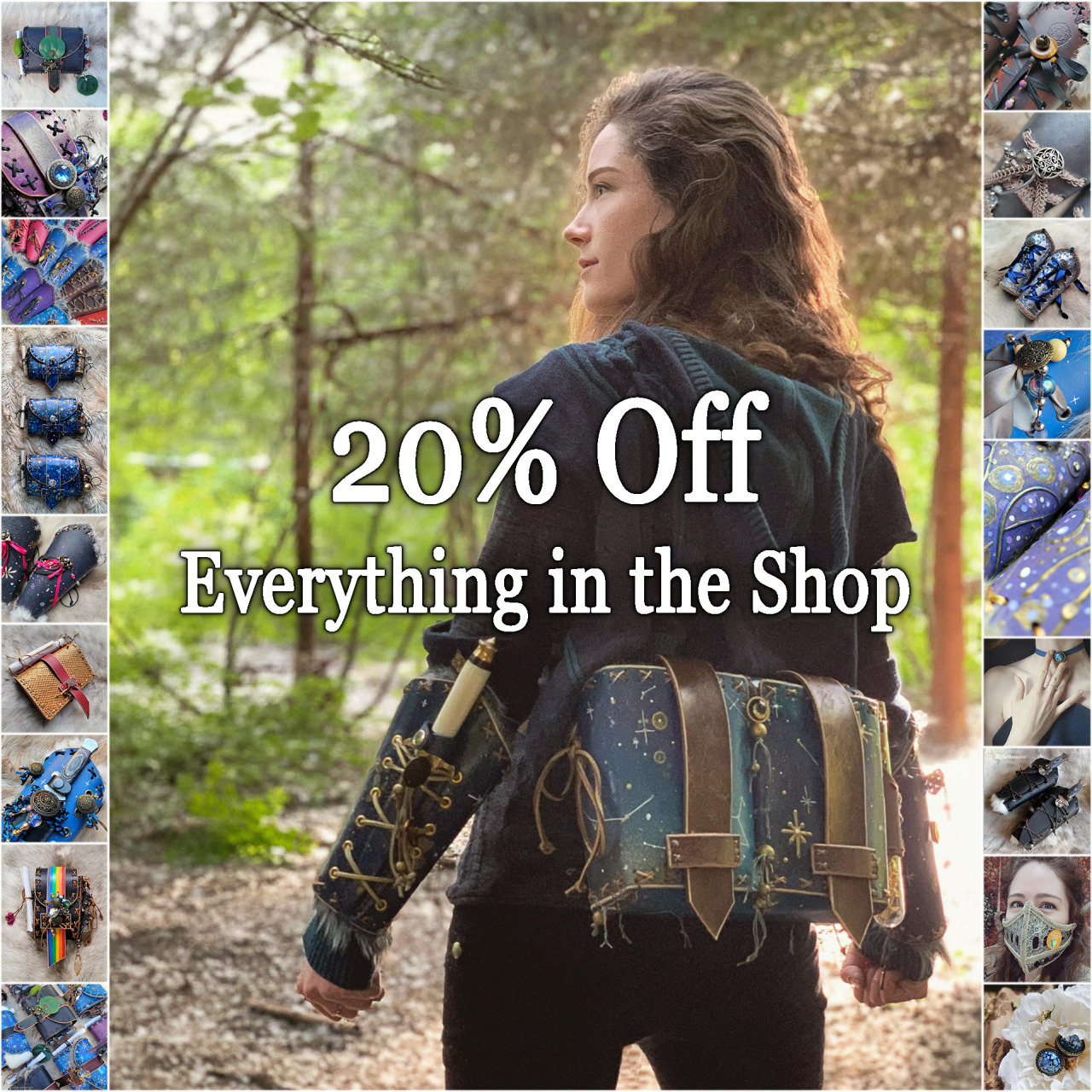 A Happy Faire Friday to you all! This weekend, as a way to say thank you for all of your support, as well as in an effort to make room for new products, Im running a 20% sale on all listings in the Loreamour and Archer Inventive shops. 😊This sale runs until Monday at Midnight so snag your Adventure Gear just in time for Faire🏰Thank you all for your wonderful comments, and insight. You inspire me every day to push the boundaries of my creativity and I couldnt be more grateful. Have a wonderful rest of your Friday, and a magical long weekend. ❤️https://www.etsy.com/shop/ArcherInventive https://www.etsy.com/shop/Loreamour #spring sale#sale #get your swag  #dress like a dame #leather goods#fantasy apparel#handmade#bracers#pouches#pins#prints#archerinventive#loreamour#save #treat your self