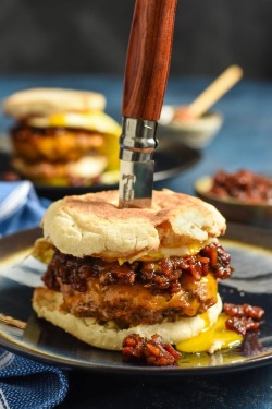 fattributes:  Breakfast Burgers with Bourbon