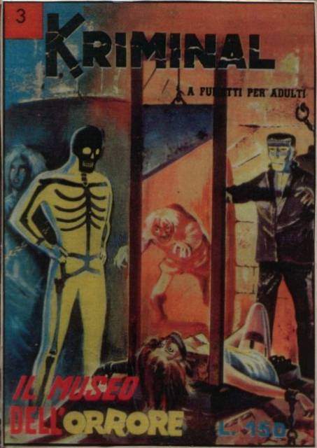 fantascientificamentevintage:KRIMINAL(Italiano noir comics)“Morte a domicilio” NR.6 Gennaio 1965“Il 