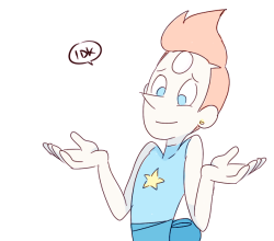 rin-trash:  Saw an ask somewhere about current Pearl with Pilot Pearl hair and since i had my tablet hooked up ~ 