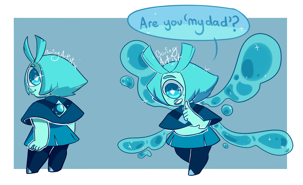 boringartist: So everyones guessing the small one is Aquamarine, i want to jump onto