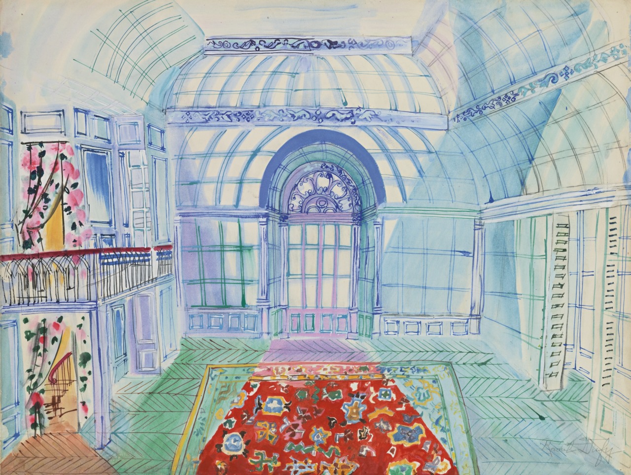 thunderstruck9:  Raoul Dufy (French, 1877-1953), La Veranda, stage set design for