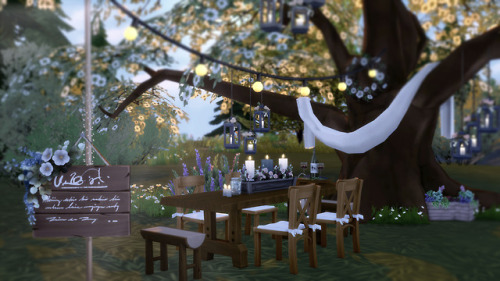 plumbobteasociety: Rustic Romance Stuff for Sims 4 The love child (hah!) of @litttlecakes and @zx-ta