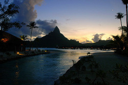 vurtual:  Otemanu sunset (by Jack Kan)Bora-Bora, Leeward Islands, French Polynesia