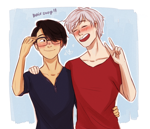 macaroonsie:some yoi draws from twitter i keep forgetting to post here
