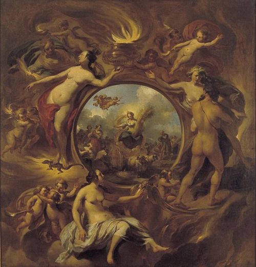 le-desir-de-lautre: Nicolaes Pietersz. Berchem (Dutch, 1620-1683), Allegory of Summer, between 