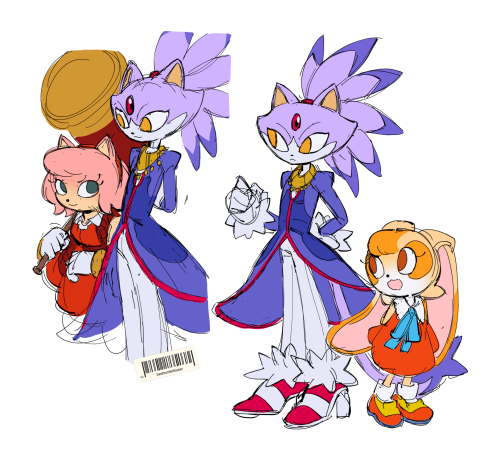 Tried Stylising Some Sonic Chars For Funs
