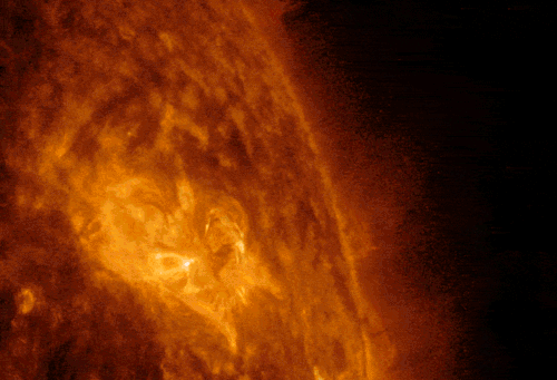 Solar flare observed by NASA&rsquo;s Solar Dynamics Observatory [1041 x 711]