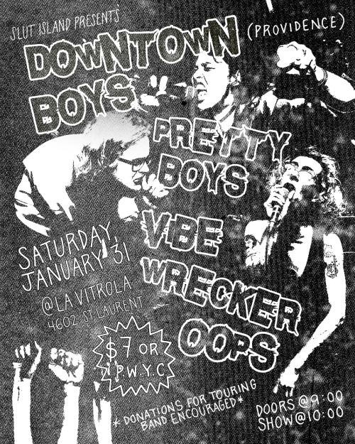 Another poster I made:Downtown Boys:downtownboys.bandcamp.com/Pretty Boys:pretty-boy