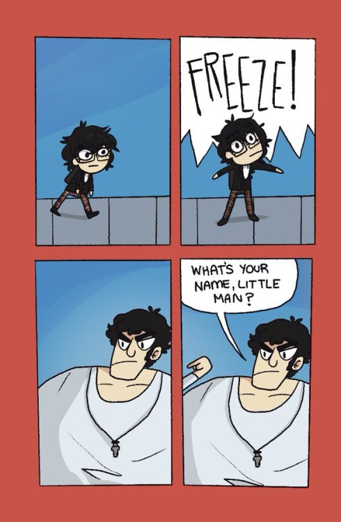 Joker is a troubled transfer student. Based off this comic about an alien: https://robbiegeez.tumblr