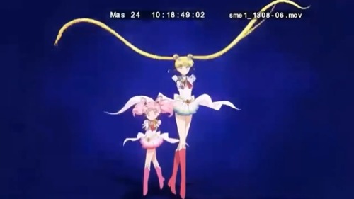 Some screenshots from that unfinished and leaked Sailor Moon Eternal trailer. Considering Toei keeps