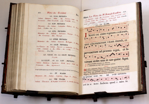 Unusual Cistercian Antiphonal from a French Monasterya beautiful book [600+ pages] which appears to 