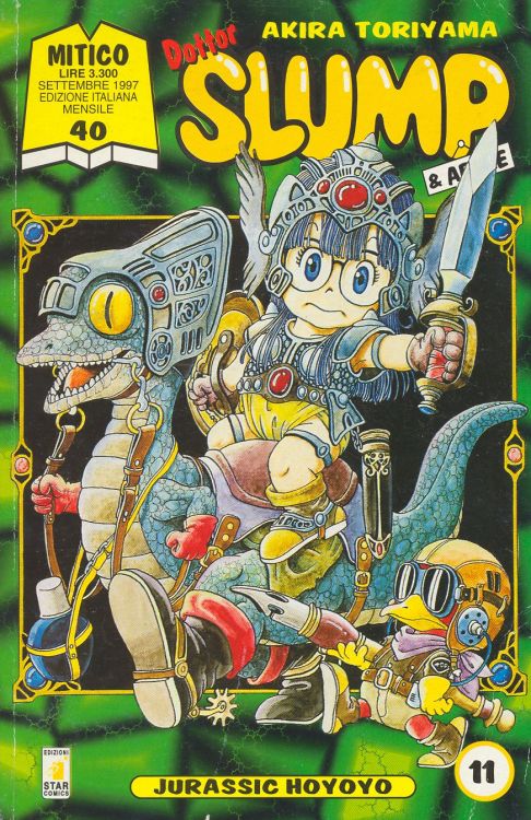 vintagemanga:  TORIYAMA Akira (鳥山明 ), Dottor Slump & Arale / Dr. Slump / Dr. スランプ / ドクタースランプ Italian covers 02 