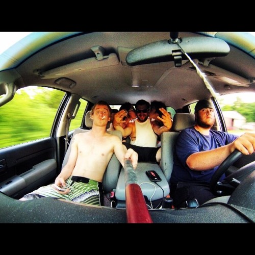 I want to see you driving or riding without a seatbelt, just like these guys here.Submit your pics (