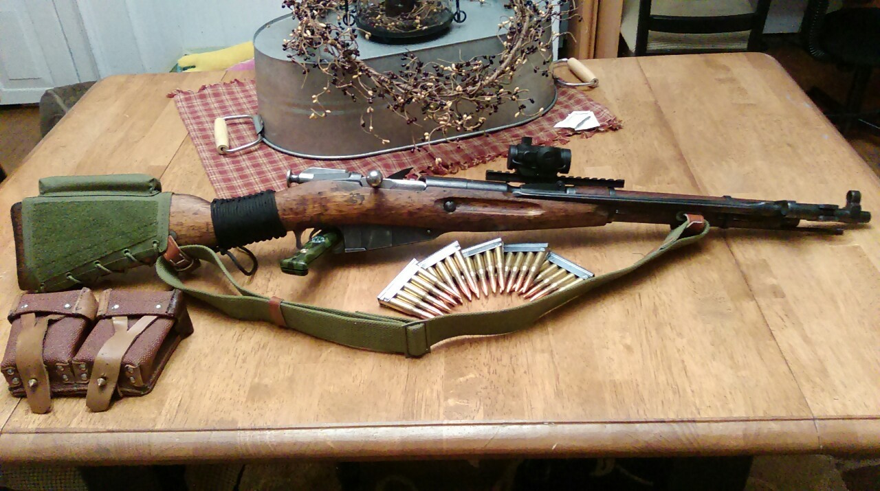 weaponslover:  Type 53 Mosin scout rifle.   tidal-husky submitted   