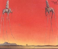 aizobnomragym: Salvador Dali “The Elephants”