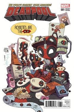 feedmecomicart:  Deadpool  #1Variant Cover by KATIE COOK 