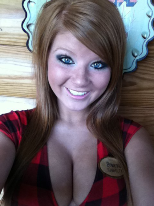 creamonthecock: Working at Twin Peaks today. Hello guys  Damn bring those twin peaks over to me and 