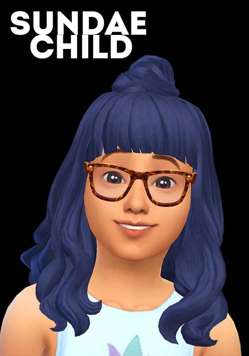 stardze:historian recolors p12 ft @naevys-sims6 hairs for lil girls recolored in the historian! thes