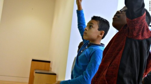 black-to-the-bones:   Sidney Keys III has always loved to read. But at his school library, the 11-year-old noticed a void of books about kids like himself.     “I started it so we could read about African-American literature and raise awareness of that,”