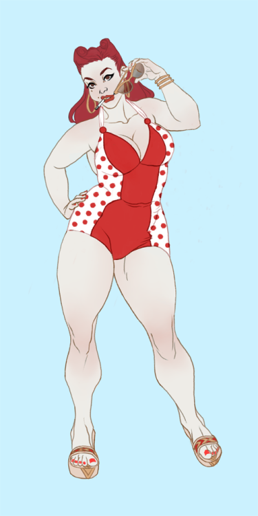 heysawbones:And here’s a set for the pool party.