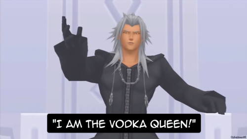 skypillar:sometimes xemnas gets drunk and calls meetings he doesn’t remember