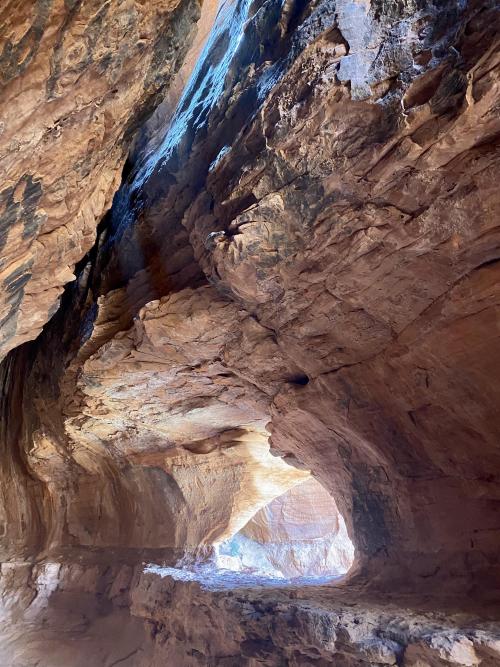 Amazinglybeautifulphotography:  A Beautifully Illuminated Soldier Pass Cave In Sedona,