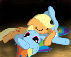 appledash-love:  my-little-pegasister:  Honest Love, Loyal Heart AppleDash by PonyEcho  Reblogged this one a while back, but it’s one of my favorites.  &lt;3