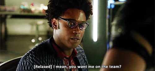 bbgirlravenclaw:  #terrific new member of #team arrow 