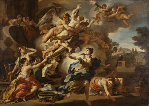 The Abduction of Orithyia, in the manner of Francesco Solimena, ca. 1730