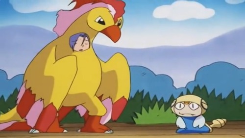 gloomdready:When Team Rocket put on a high production play of the mighty moltres battling a dunsparc