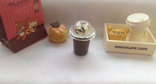 fairyprincess:Re-ment Chocolate Cafe Miniatures with Rilakkuma theme! ☕REVIEW UNDER CUT Keep reading