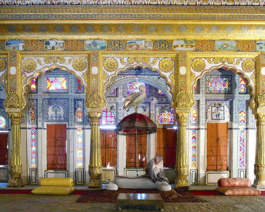 red-lipstick:  Karen Knorr - 1: Flight to Freedom, Juna Mahal, Dungarpur  2: The