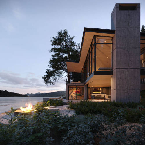  The Surly Crab Residence, Hood Canal, Seabeck, Washington, USA,Eerkes Architects, Allworth Design (