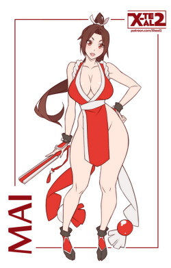 x-teal2: A design to Mai Shiranui :3   My Patreon =)     ;9