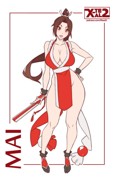 x-teal2: A design to Mai Shiranui :3   My Patreon =)     ;9