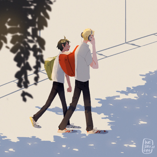 ink-dot-kay:going home