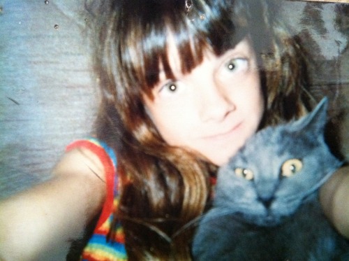 Throwback to 1995 with Graycat; Submitted by (catfilth)