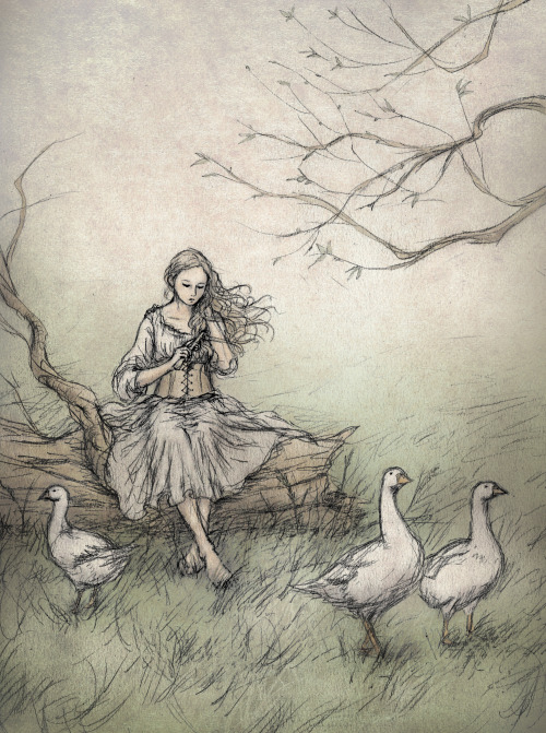 ejbeachy:The Goose Girl, from the Brothers Grimm
