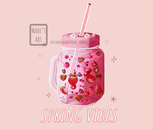 Spring is here~~To celebrate the arrival of Spring, I decided to to some Redbubble designs ! Here’s 