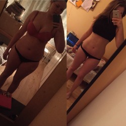 craicalac:   ITS TIME FOR A PROGRESS PIC!!  Soooo the first pic is from august (???Not completely sure tho) and the second pic was taken a week ago