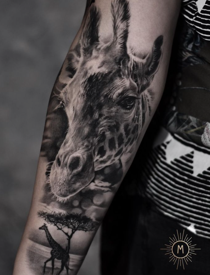 53 Best Giraffe Tattoos Design And Ideas