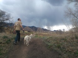 After the mandated fun time with Nick&rsquo;s unit, we took Juvia to the giant dog park nearby and she had a BLAST! We took her off the leash and let her roam around, but she still stayed with us and listened to us really well. We were nervous that she