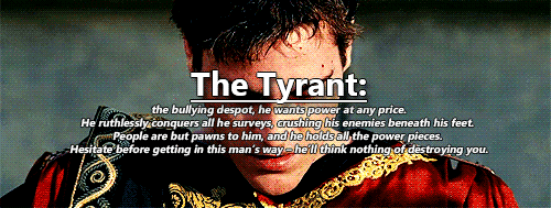 ericscissorhands:8 Male Villain Archetypes(Female Villain Archetypes: x)