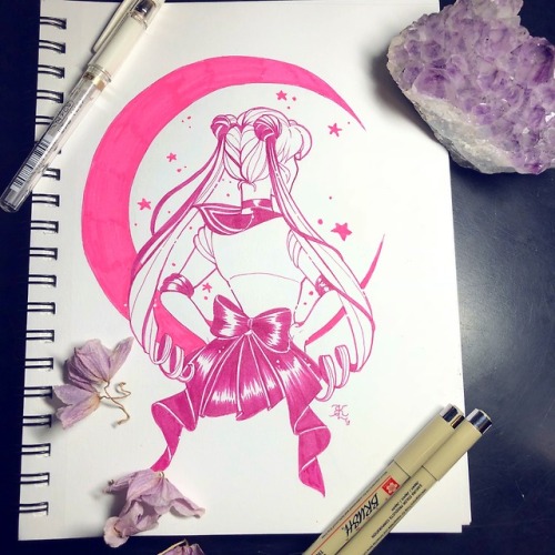 faerytale-wings: All the Sailor Scouts I’ve done for Inktober this year!  You can find al