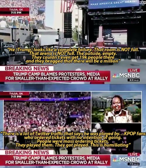 KPOP FANS/BTS ARMY RUINED TRUMPS RALLY!!!